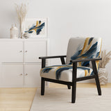 Stylish Spiral Abstract VI - Upholstered Accent Chair