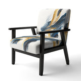 Stylish Spiral Abstract VI - Upholstered Accent Chair