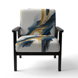 Stylish Spiral Abstract VI - Upholstered Accent Chair