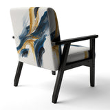 Stylish Spiral Abstract VI - Upholstered Accent Chair