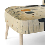 Colorful Mid Century Minimalist Oasis IV- Upholstered Accent Chair