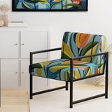 Green Mid Century Mod Nature II - Eclectic Modern Accent Chair