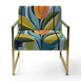 Green Mid Century Mod Nature II - Eclectic Modern Accent Chair