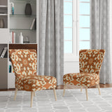 Moroccan Tiles In Earth Tones III - Upholstered Accent Chair