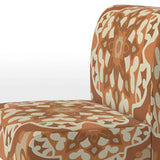 Moroccan Tiles In Earth Tones III - Upholstered Accent Chair