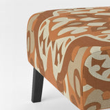 Moroccan Tiles In Earth Tones III - Upholstered Accent Chair