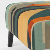 Full Moon Symphony Midcentury Abstract I - Upholstered Accent Chair