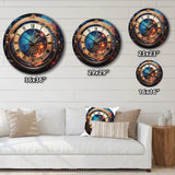 Designart Watche Metaphysical Horology - Fashion Metal Wall Clock