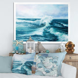 Wild Blue Ocean Waves II