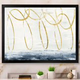 Gold Abstract Geometric Shape
