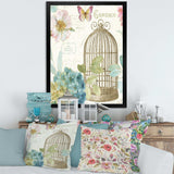 Vintage Floral Birdcage II