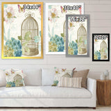 Vintage Floral Birdcage II