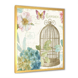 Vintage Floral Birdcage II