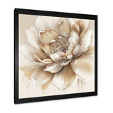 Blooming Beige Floral Design III