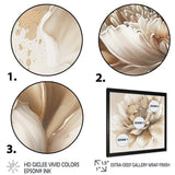 Blooming Beige Floral Design III
