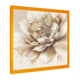 Blooming Beige Floral Design III