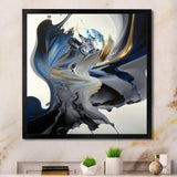Bright Blue Smooth Abstract I - Modern Bedroom Wall Art