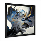 Bright Blue Smooth Abstract I - Modern Bedroom Wall Art