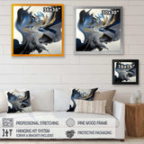 Bright Blue Smooth Abstract I - Modern Bedroom Wall Art