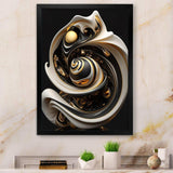 Liquid White Stained Glass V - Modern Wall Art Prints