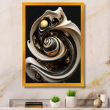 Liquid White Stained Glass V - Modern Wall Art Prints