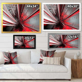 Fractal Deep into Middle - Modern Living Room Wall Decor