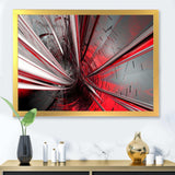 Fractal Deep into Middle - Modern Living Room Wall Decor