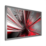 Fractal Deep into Middle - Modern Living Room Wall Decor