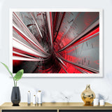 Fractal Deep into Middle - Modern Living Room Wall Decor