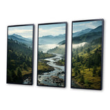 USA Great Smoky Mountains Landscape III - Canvas Wall Art Sets