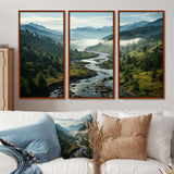 USA Great Smoky Mountains Landscape III - Canvas Wall Art Sets
