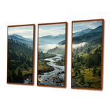 USA Great Smoky Mountains Landscape III - Canvas Wall Art Sets