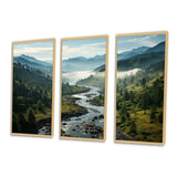 USA Great Smoky Mountains Landscape III - Canvas Wall Art Sets