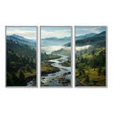 USA Great Smoky Mountains Landscape III - Canvas Wall Art Sets