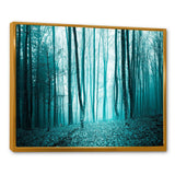 Turquoise Colored Magic Forest