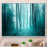 Turquoise Colored Magic Forest