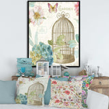 Vintage Floral Birdcage II