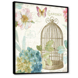 Vintage Floral Birdcage II