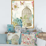 Vintage Floral Birdcage II