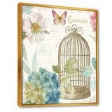 Vintage Floral Birdcage II