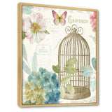Vintage Floral Birdcage II