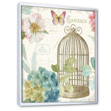 Vintage Floral Birdcage II