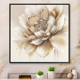 Blooming Beige Floral Design III