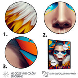 Colorful Sensual Woman In Fur Coat I