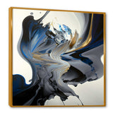 Bright Blue Smooth Abstract I - Modern Bedroom Wall Art