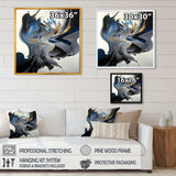 Bright Blue Smooth Abstract I - Modern Bedroom Wall Art