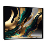 Green And Gold Agate II - Modern Wall Art Prints