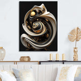Liquid White Stained Glass V - Modern Wall Art Prints