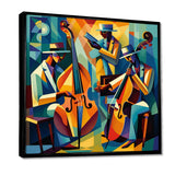 Jazz Performance On Stage II - Music Canvas Wall Art