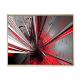Fractal Deep into Middle - Modern Living Room Wall Decor